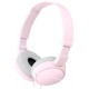HEADPHONES SONY MDRZX110APP ΜΕ ΜΙΚΡΟΦΩΝΟ PINK